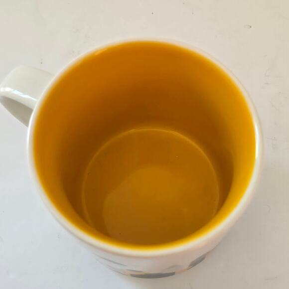 Starbucks You Are Here Coffee Mug Yellow Blue New York City Brooklyn Bridge 2014 - Picture 5 of 9